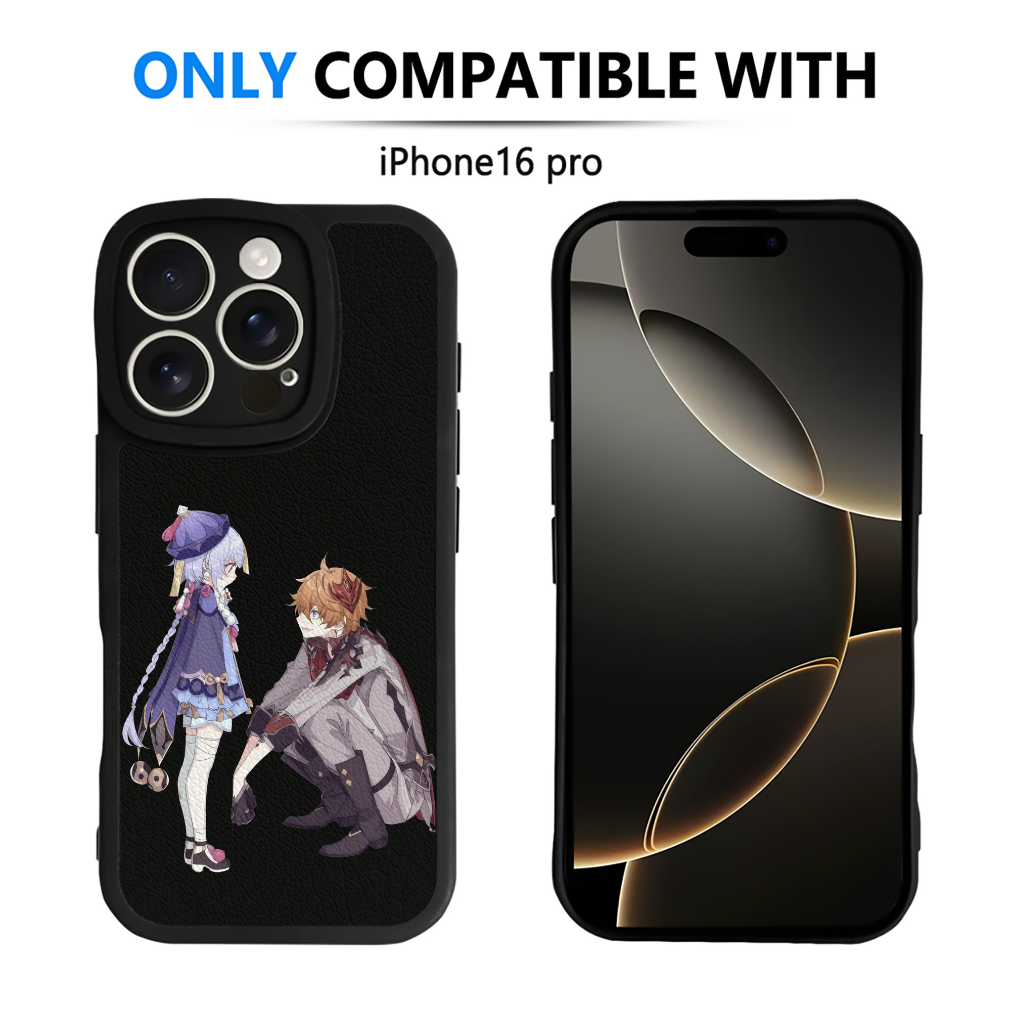 げんし神 七七 なな  genshin Nana 【iPhone 16シリーズ対応】シリコンスマホケース（レザー調） 材質：シリコン